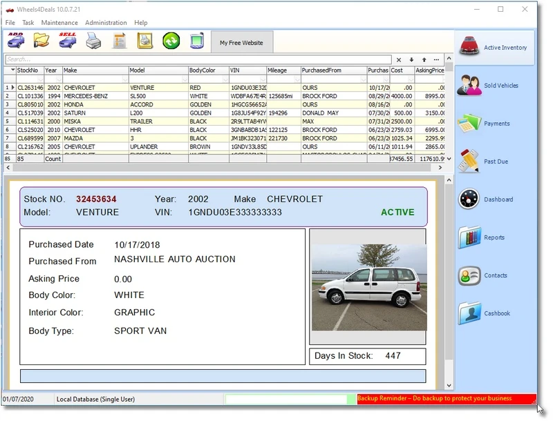 used car dealer software